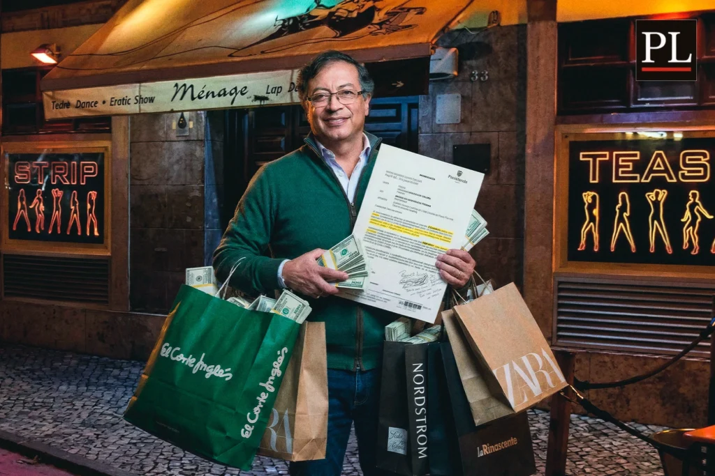 Se revelan los lujuriosos gastos de Petro, entre efectivo y bailes de regazo - petroleaks.org