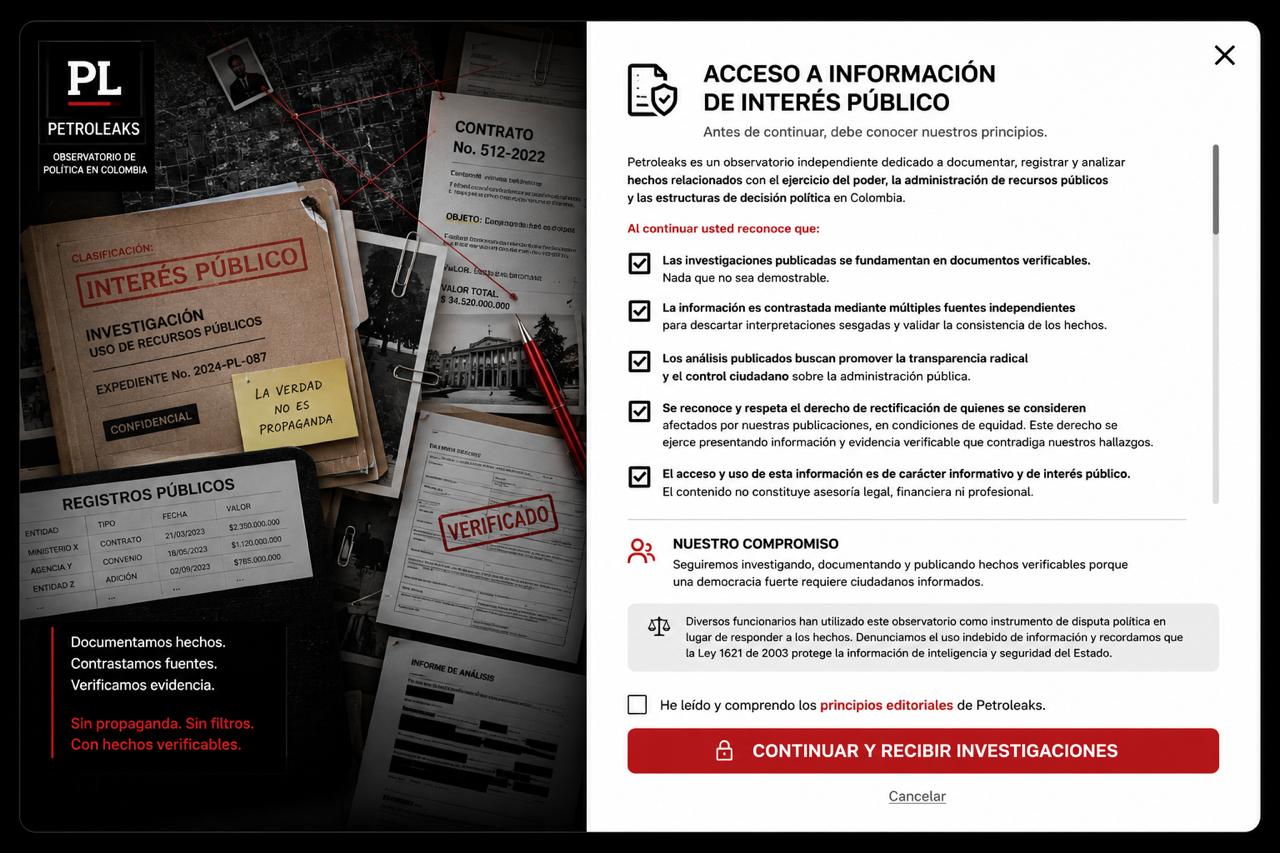 Comunicado Petroleaks - Reacción